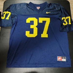 Vintage University of Michigan Wolverines Jarrett Irons football jersey. Graytag